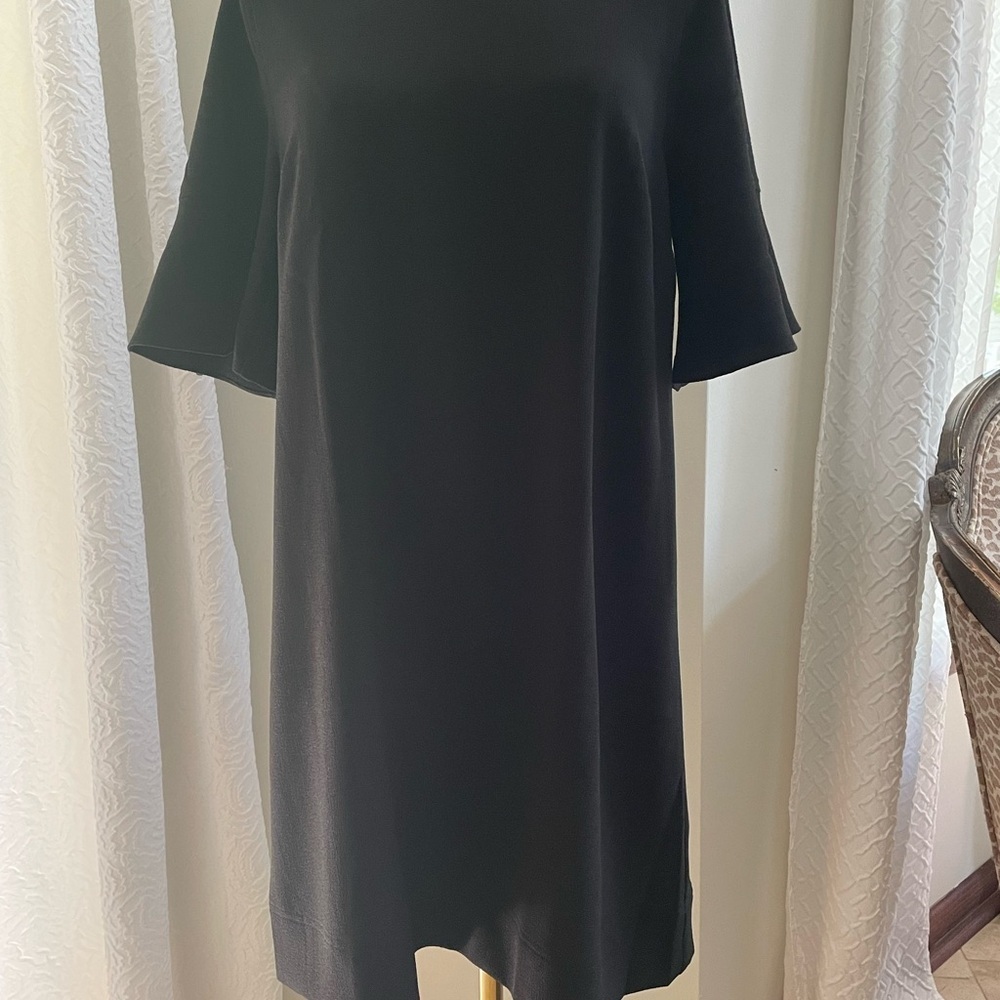 Madewell Flutter Sleeve Mini Dress LBD Small EUC - Picture 6 of 9